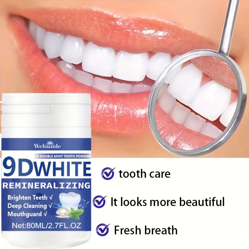 Teeth Whitening Ingredients - Puder do zębów 9D White Remineralizing