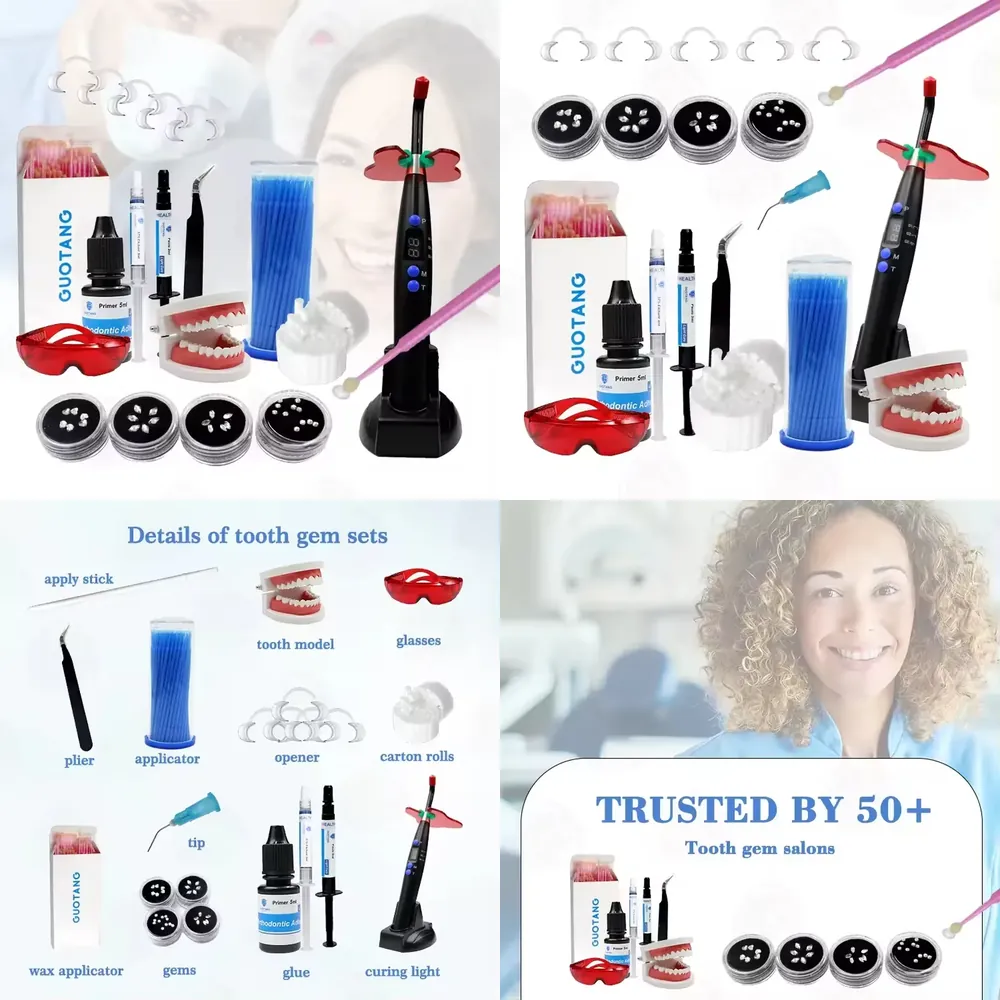 Teeth Whitening Light Kit - 【CHIMU HOME】 Profesjonalny zestaw do samodzielnego