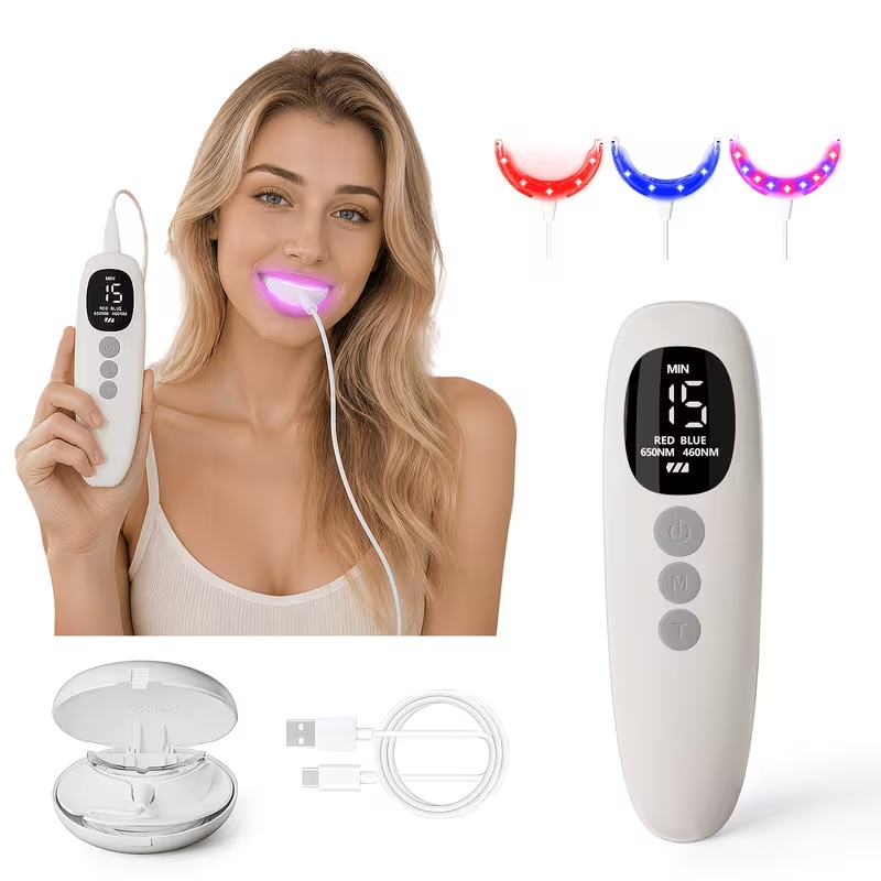 Teeth Whitening Led Kit - Urządzenie do wybielania zębów terapią światłem