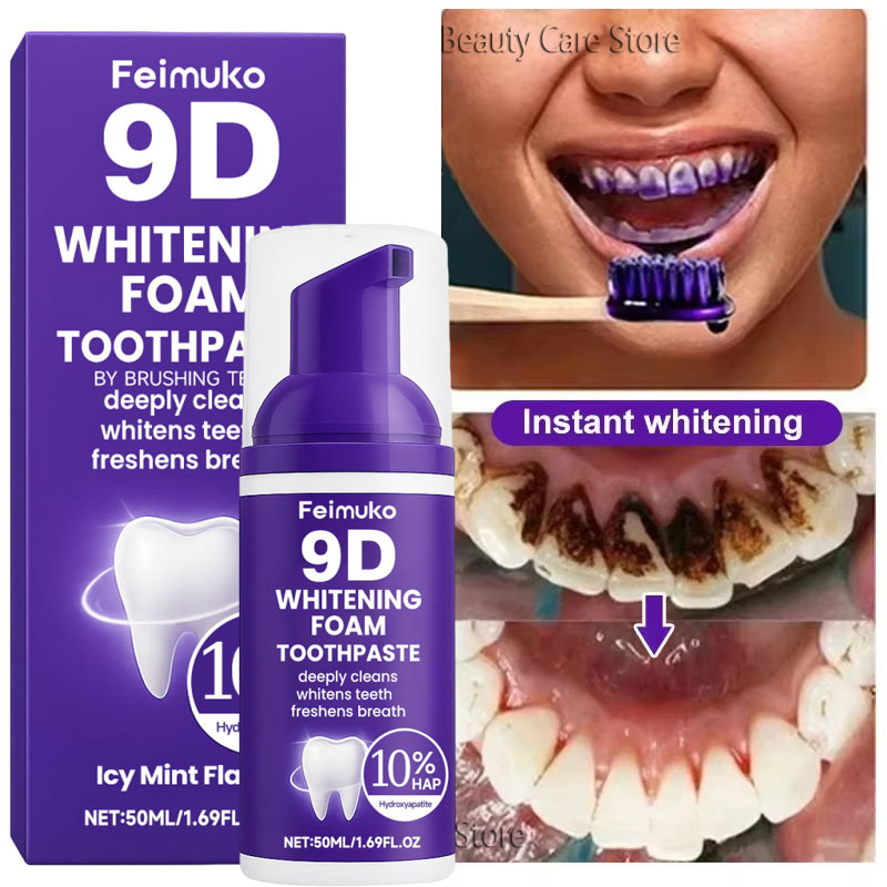 Teeth Whitening Naturally - 9D Fioletowa Pasta do Zębów w