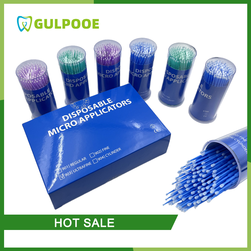 Teeth Whitening Brush - GULPOOE jednorazowe mikro szczoteczki dentystyczne mikro