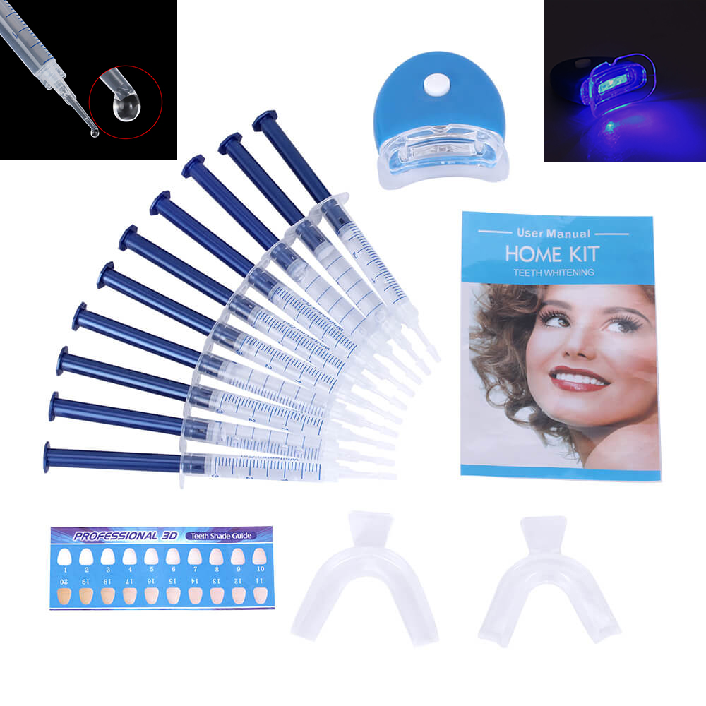 Teeth Whitening With Peroxide - 1 zestaw Wybielanie zębów 44% Peroksyd