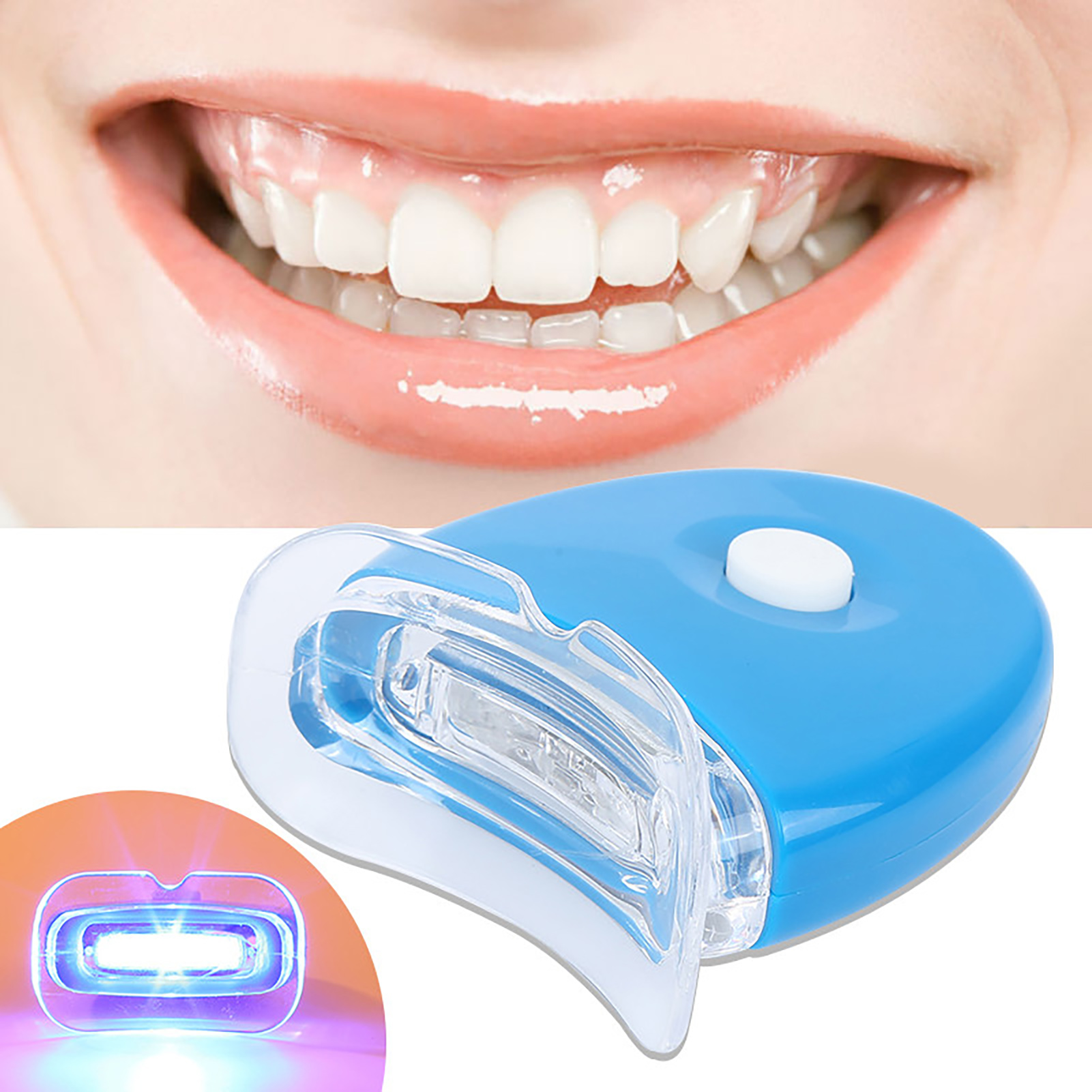 Teeth Whitening Video - Akcelerator wybielania zębów Światło Uroda Zdrowie