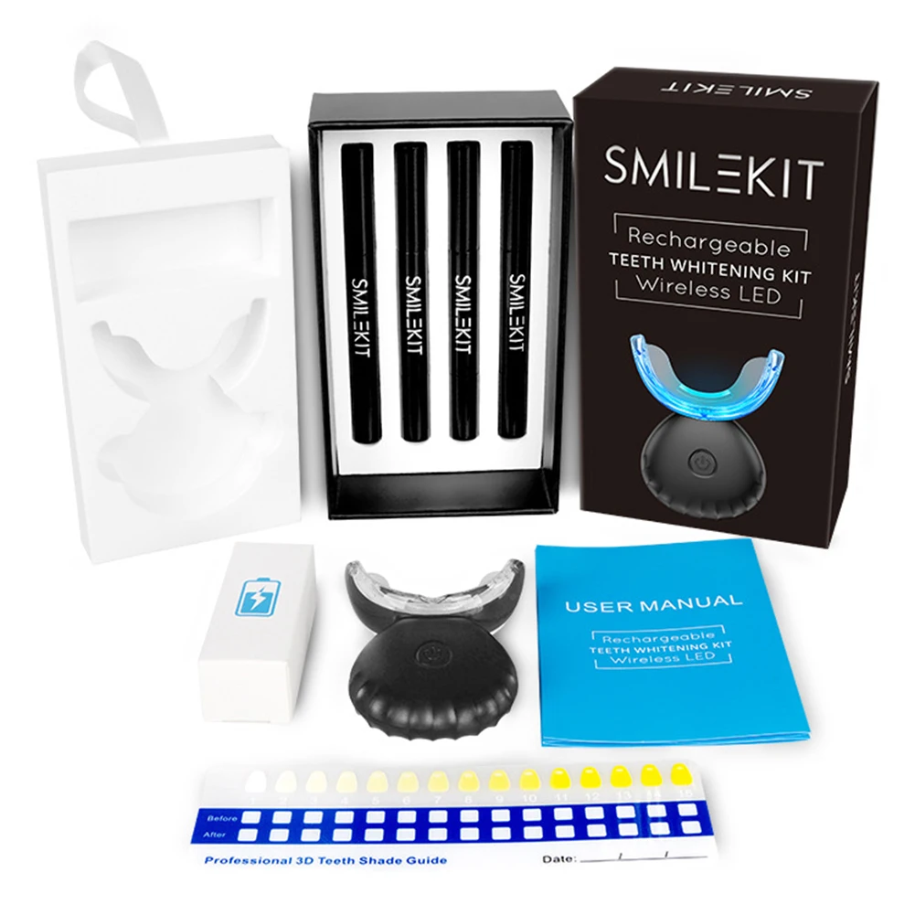 Teeth Whitening With Peroxide - Zestaw do wybielania zębów dentystycznych Mini
