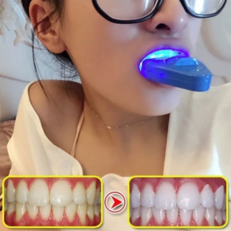 Teeth Whitening Video - Lampa LED do wybielania zębów, niebieskie