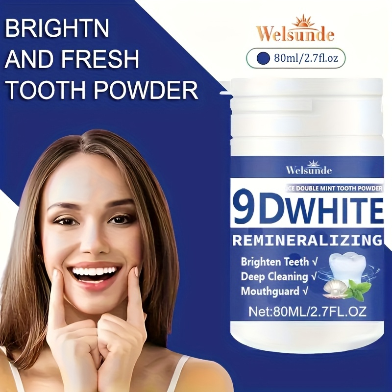 Puder do zębów 9D White Remine – Teeth Whitening Ingredients recenzja i cena