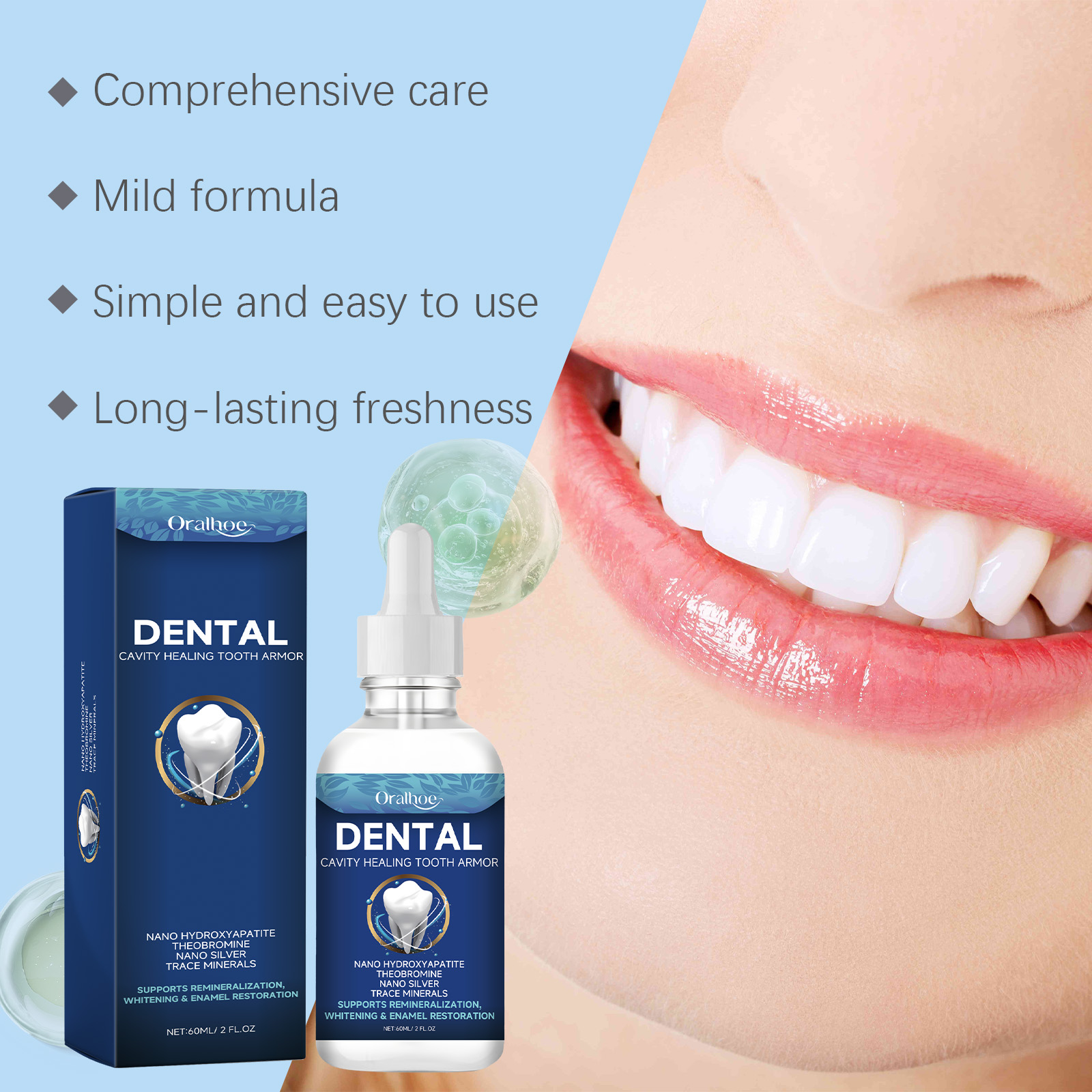 Serum do wybielania zębów Oral – Teeth Whitening Naturally recenzja i cena