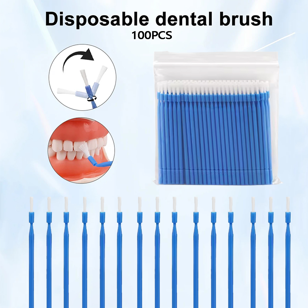 100 szt. Jednorazowe aplikator – Teeth Whitening Brush recenzja i cena