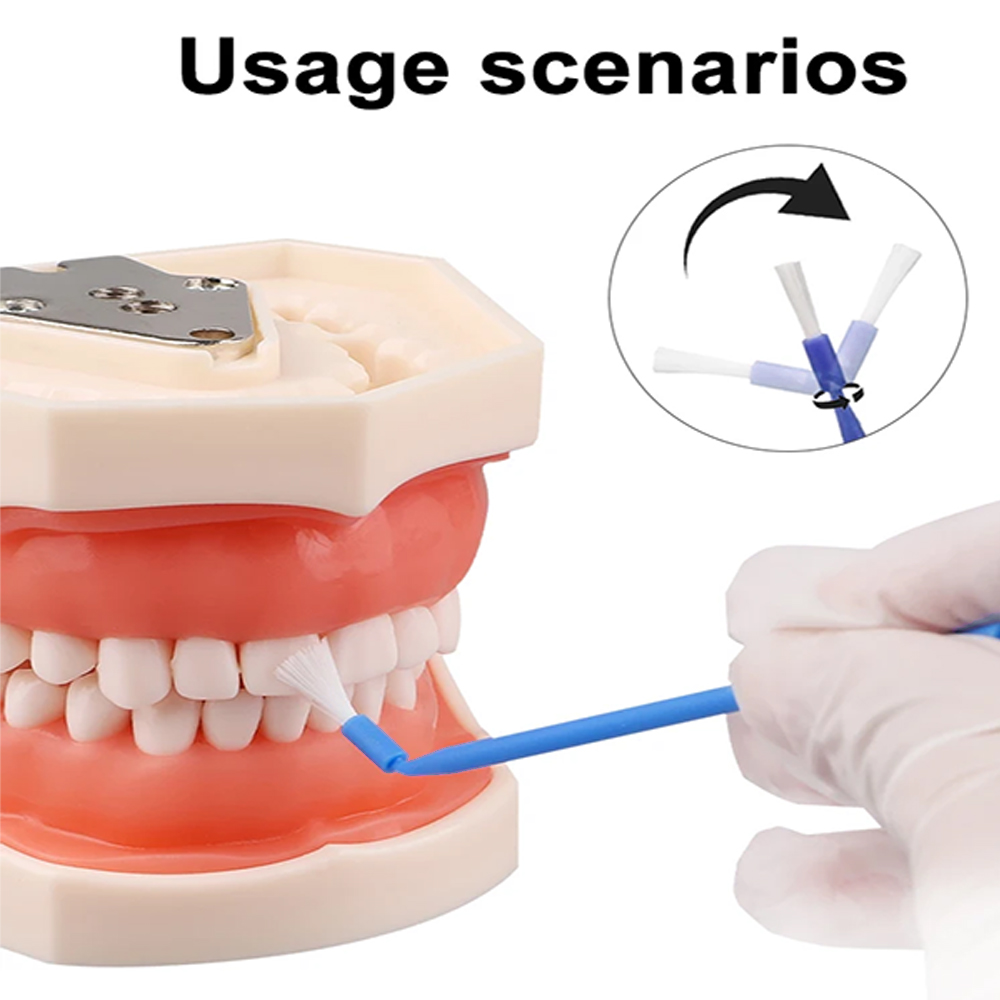 100 szt. Jednorazowe aplikator – Teeth Whitening Brush recenzja i cena