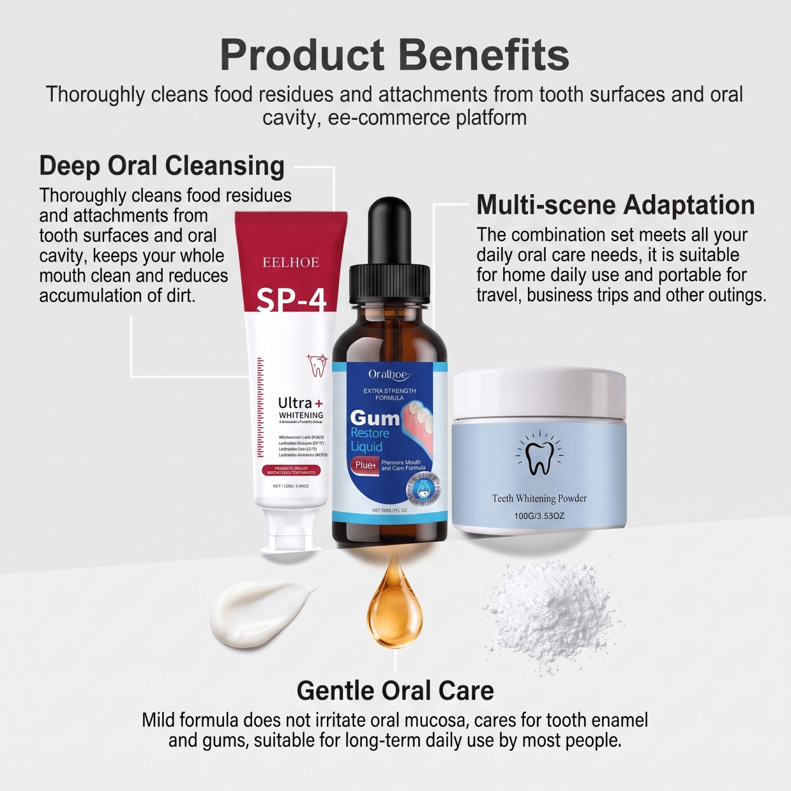 Zestaw do pielęgnacji jamy ust – Teeth Whitening With Peroxide recenzja i cena