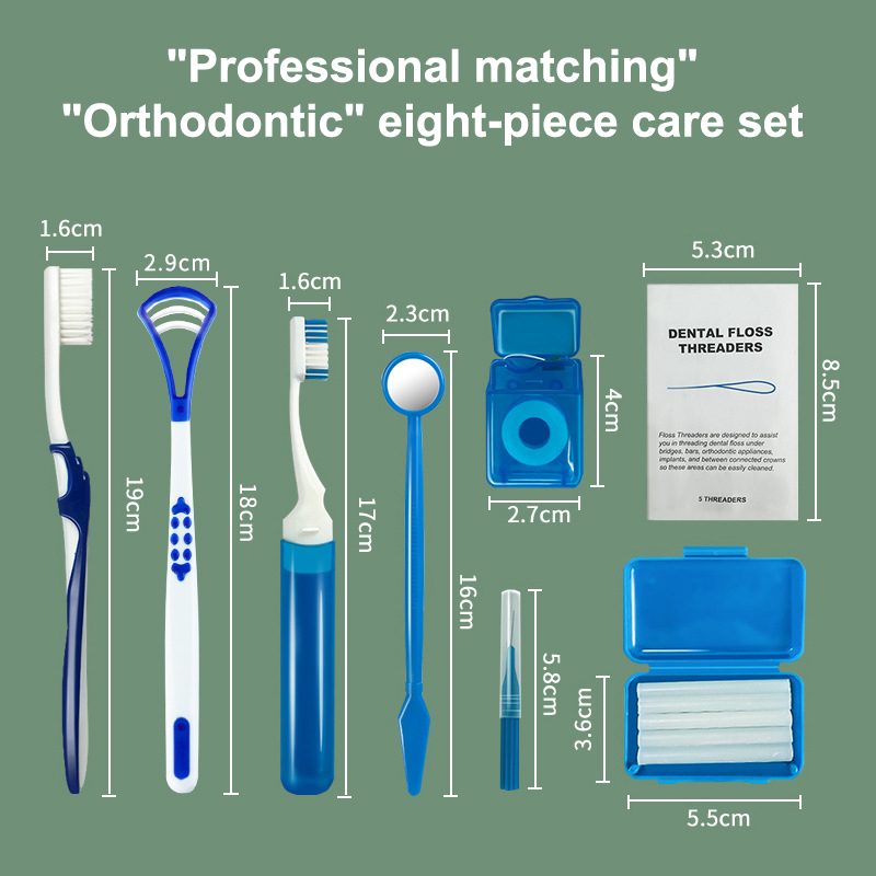 8 sztuk/zestaw Zestaw szczotec – Teeth Whitening Brush recenzja i cena