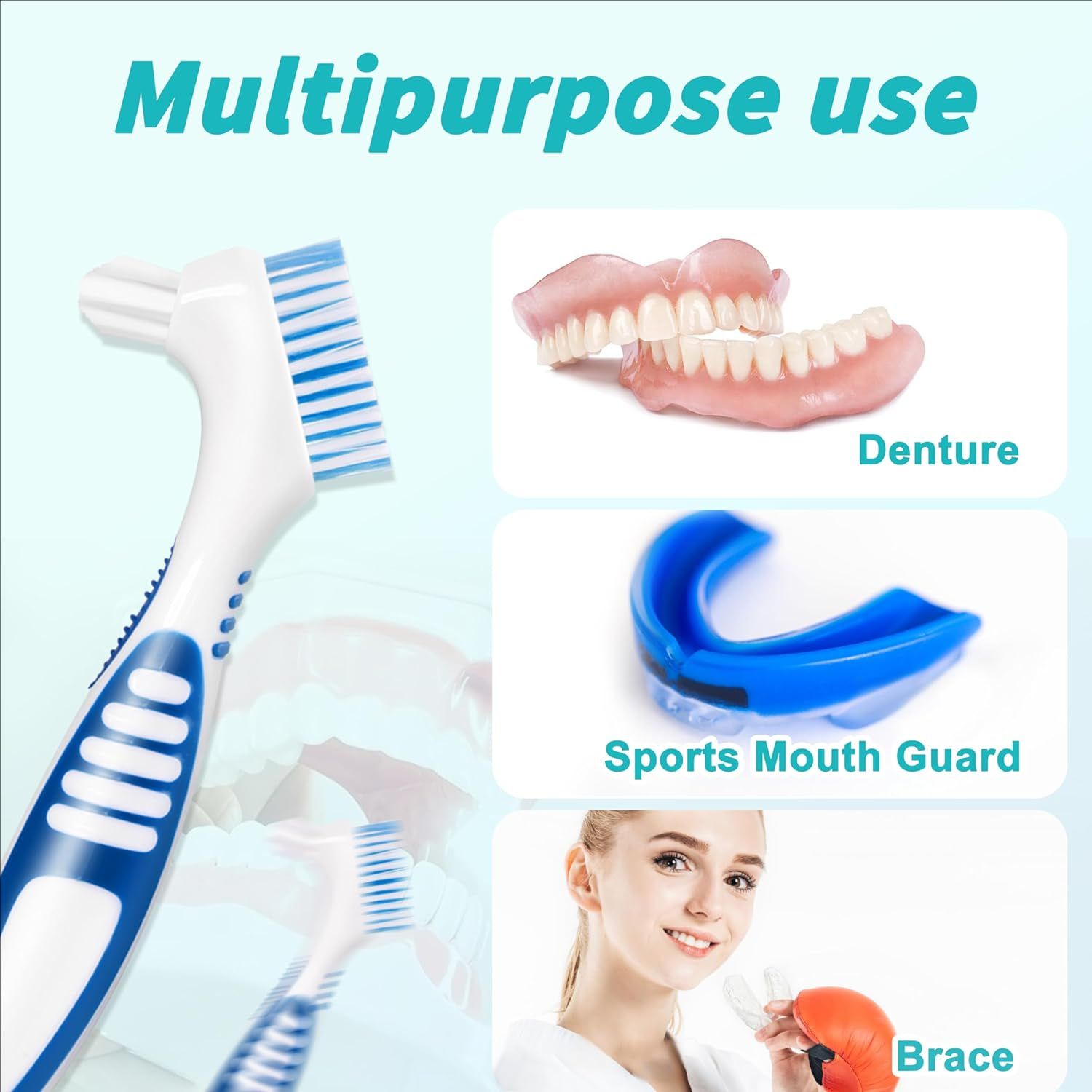 Zestaw szczoteczek do protez 4 – Teeth Whitening Brush recenzja i cena