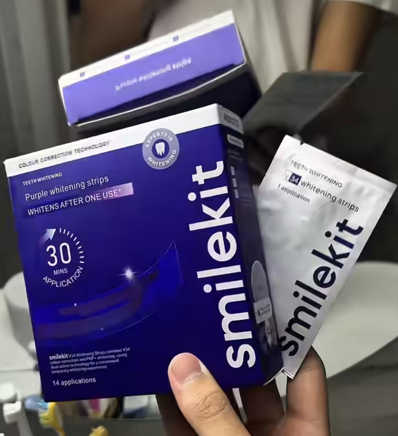 Zestaw 7/14 par naklejek na zę – Teeth Whitening With Peroxide recenzja i cena