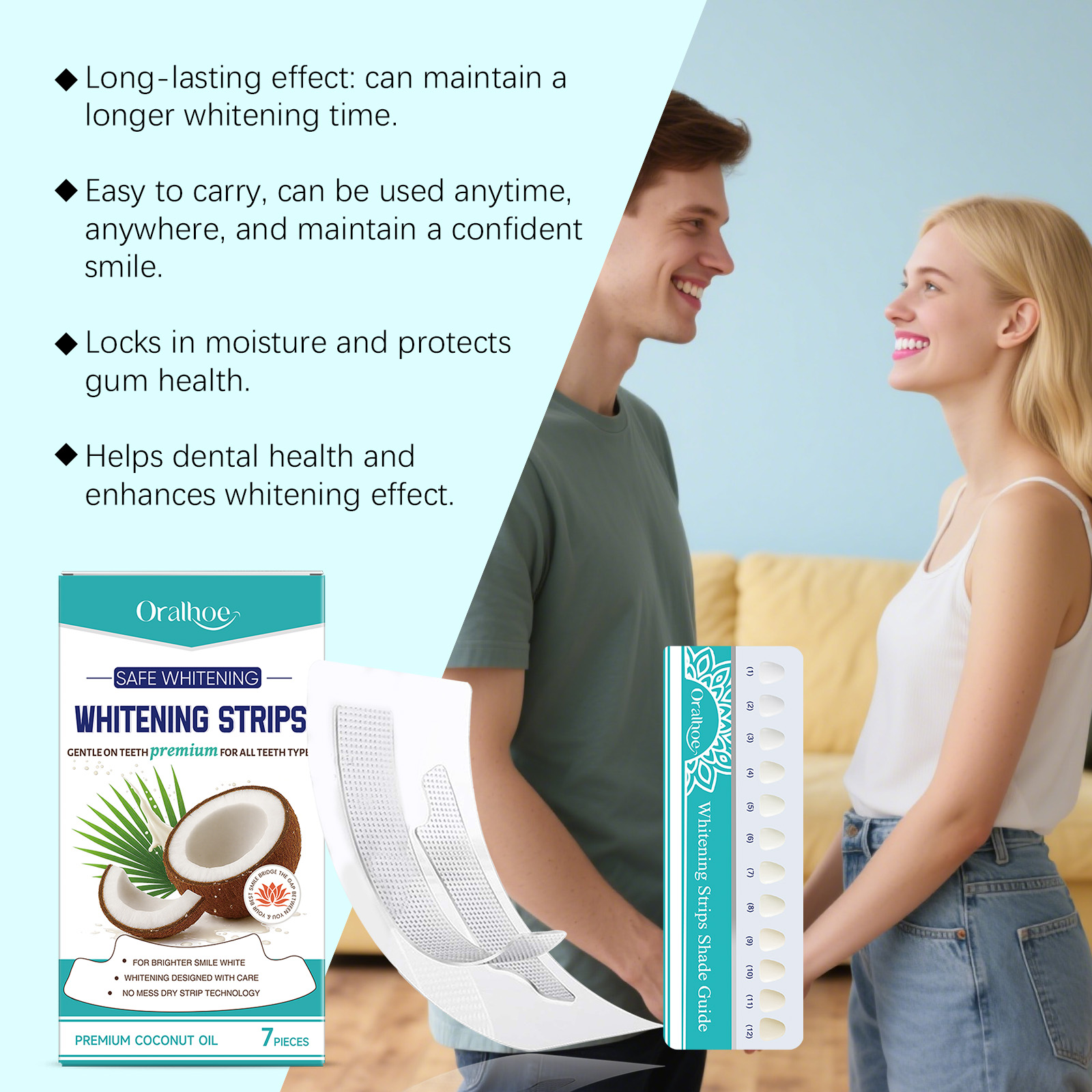Paski do wybielania zębów z ol – Teeth Whitening With Coconut Oil recenzja i cena