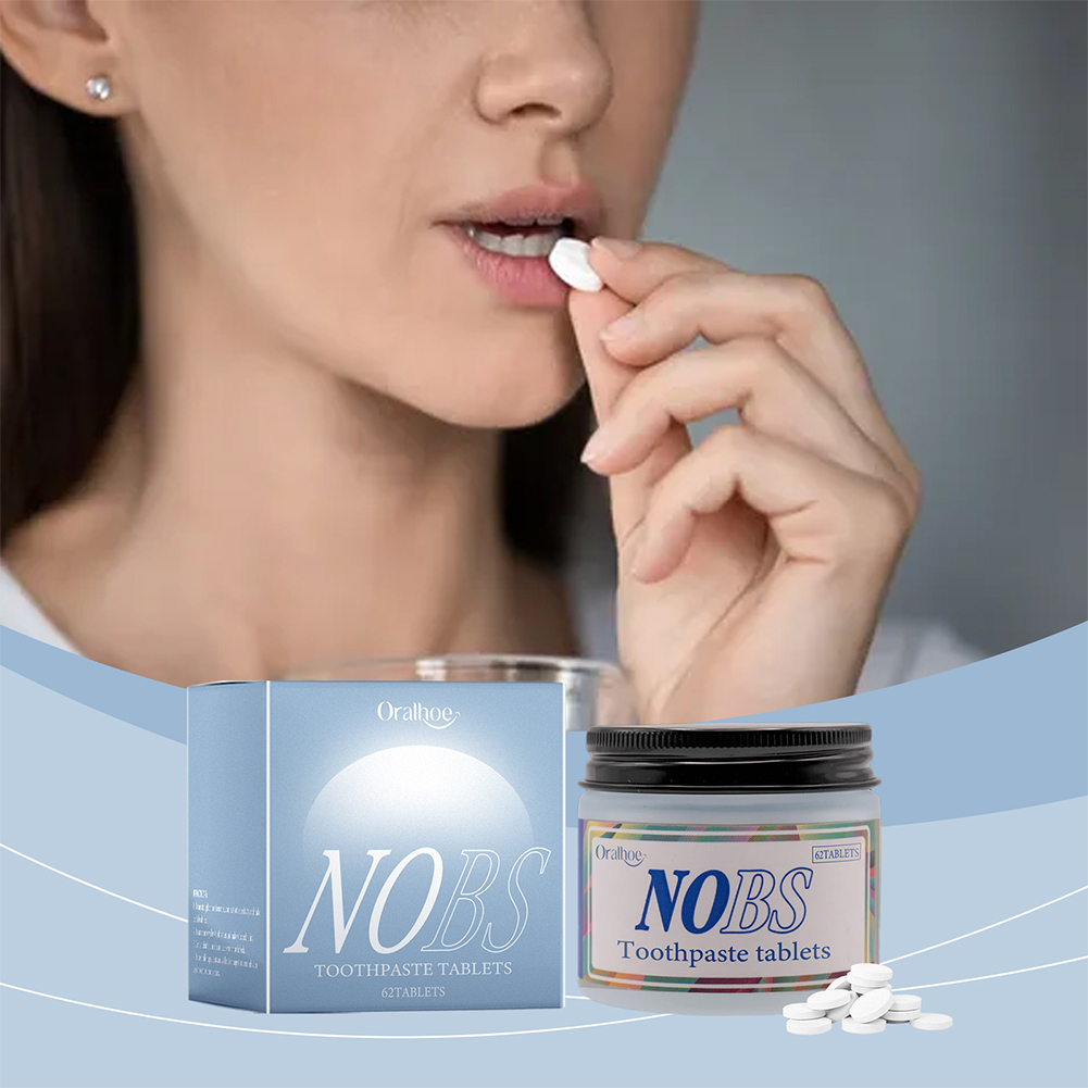 Tabletki pasty do zębów NOBS - – Teeth Whitening With Coconut Oil recenzja i cena