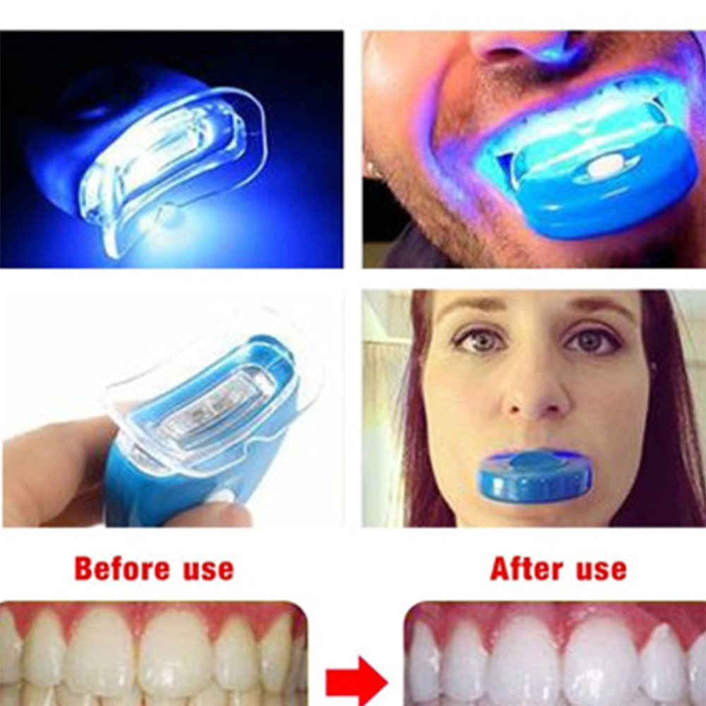 Nowy niebieski Led wybielanie  – Teeth Whitening Video recenzja i cena