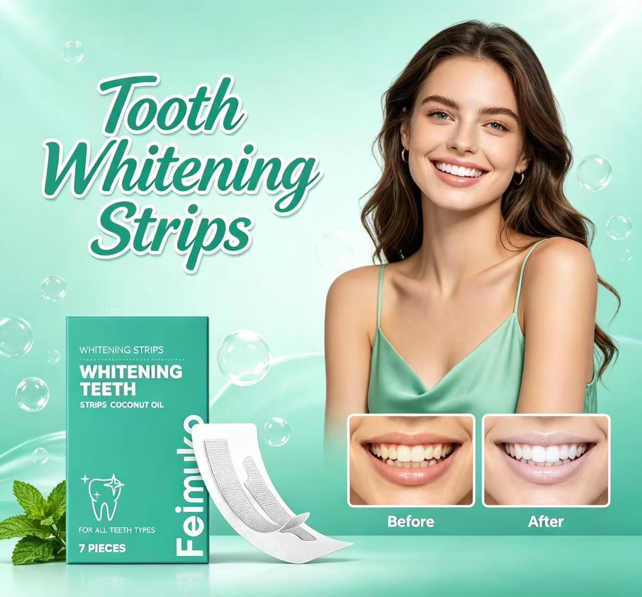 Paski wybielające z olejkiem k – Teeth Whitening With Coconut Oil recenzja i cena