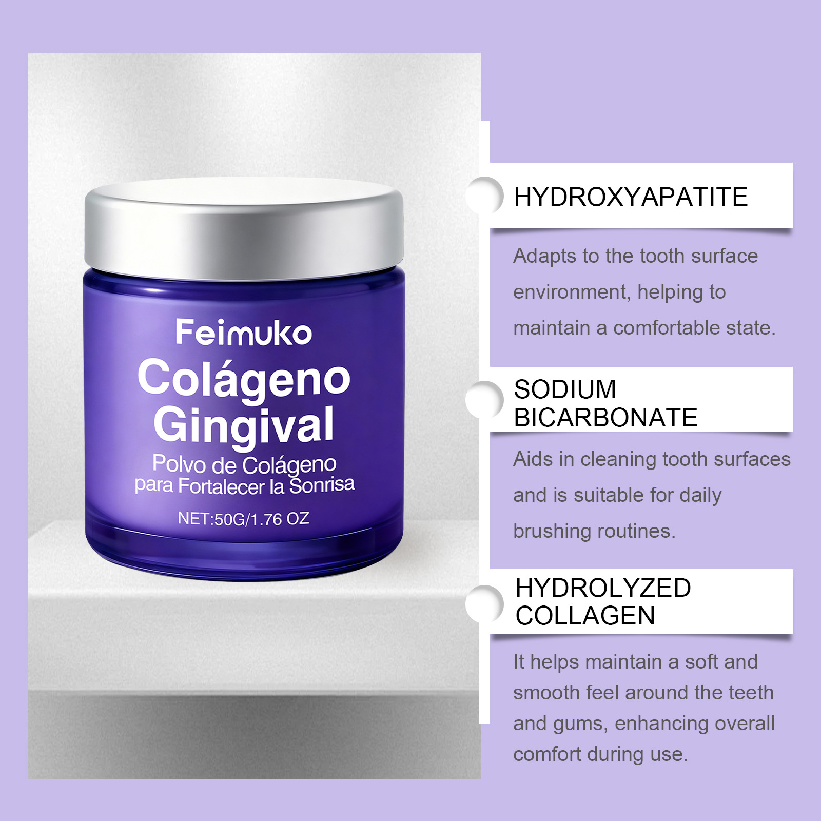 Kolagenowy proszek do wybielan – Teeth Whitening Ingredients recenzja i cena