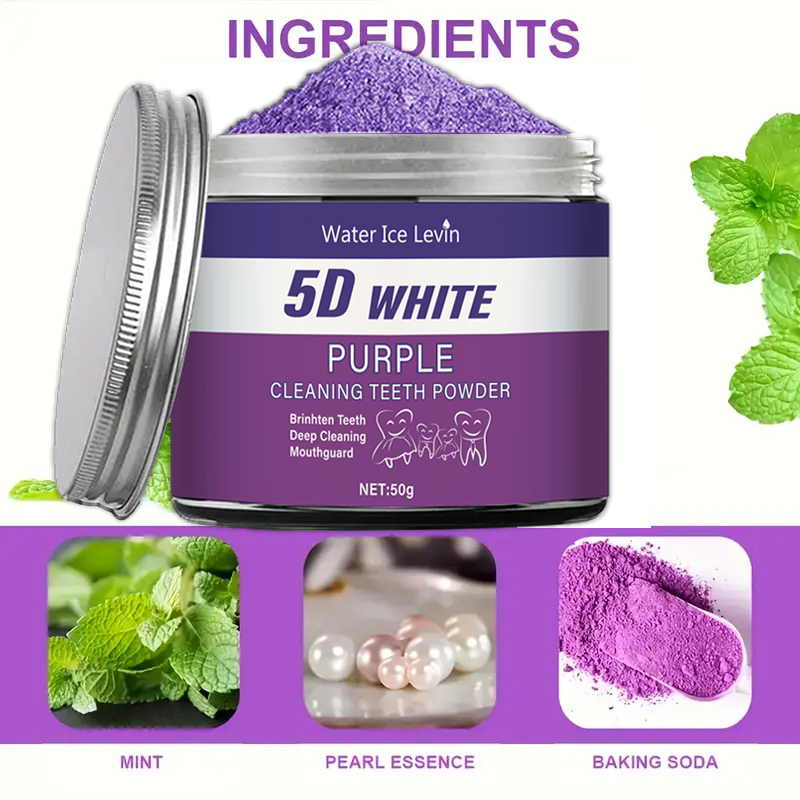 Fioletowy proszek do wybielani – Teeth Whitening Ingredients recenzja i cena