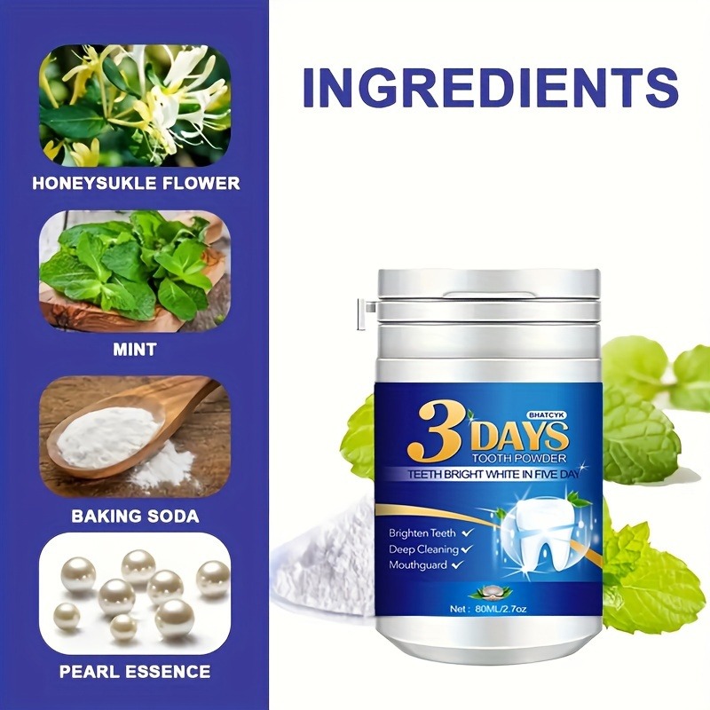 1 szt. Proszek do wybielania z – Teeth Whitening Ingredients recenzja i cena
